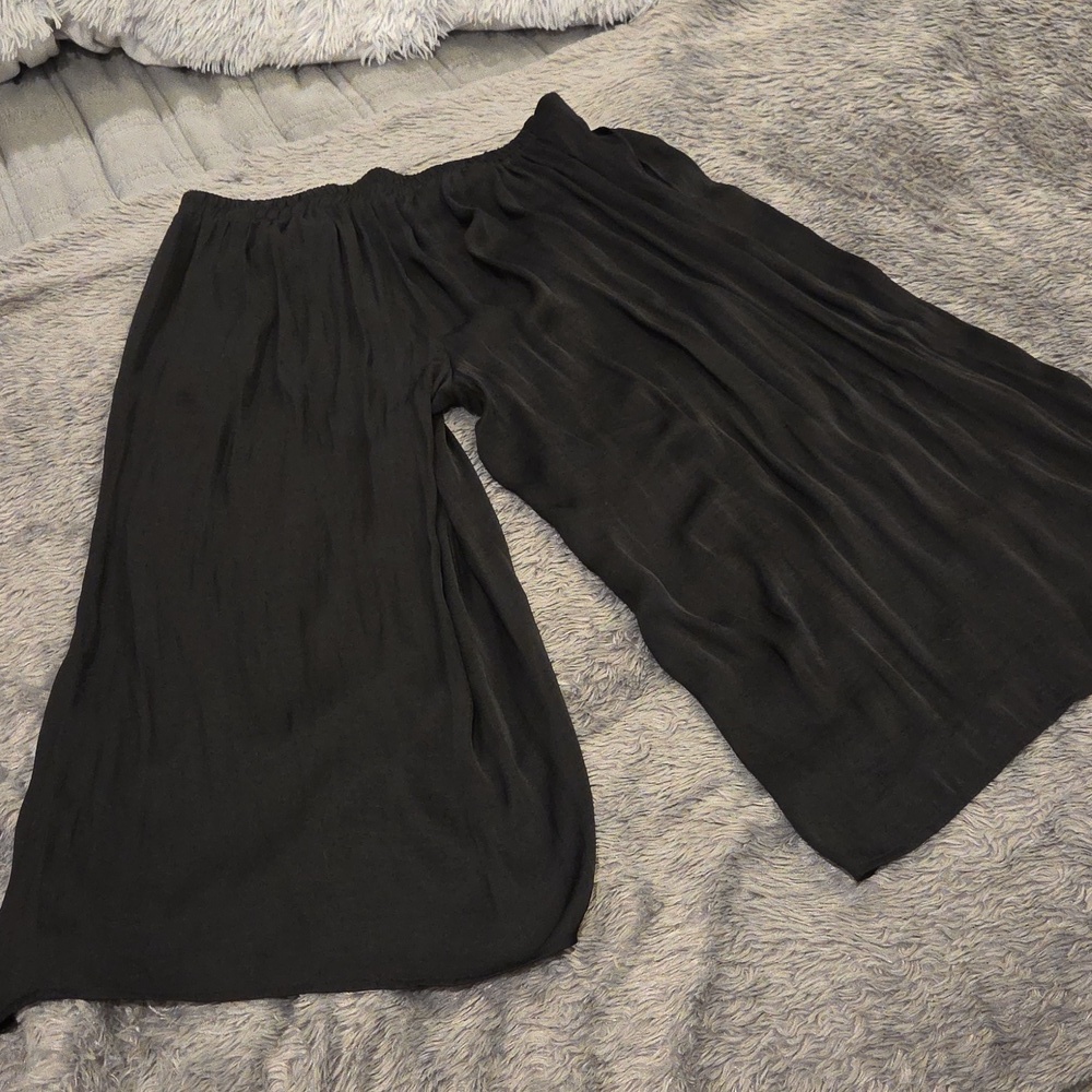 Vince Camuto Black Wide Leg Pants Size M! - Picture 5 of 10